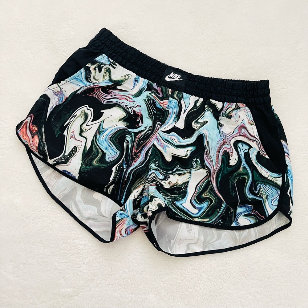 Nike Women's Athletic Shorts with Swirl Pattern